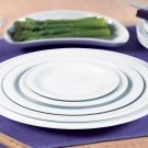 Assiette blanche Nova 8" / 203 mm - Finedine