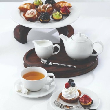 Tasse à thé blanche 8 oz / 227 ml - Finedine