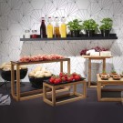 Pied Madeira Noir 170x170x170 mm - Finedine