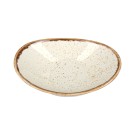 Plat mini ovale en sable, 110 mm - Finedine