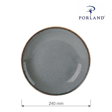 Assiette plate en pierre, 240 mm - Finedine