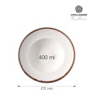 Assiette à pâtes vanille, 270 mm - Finedine
