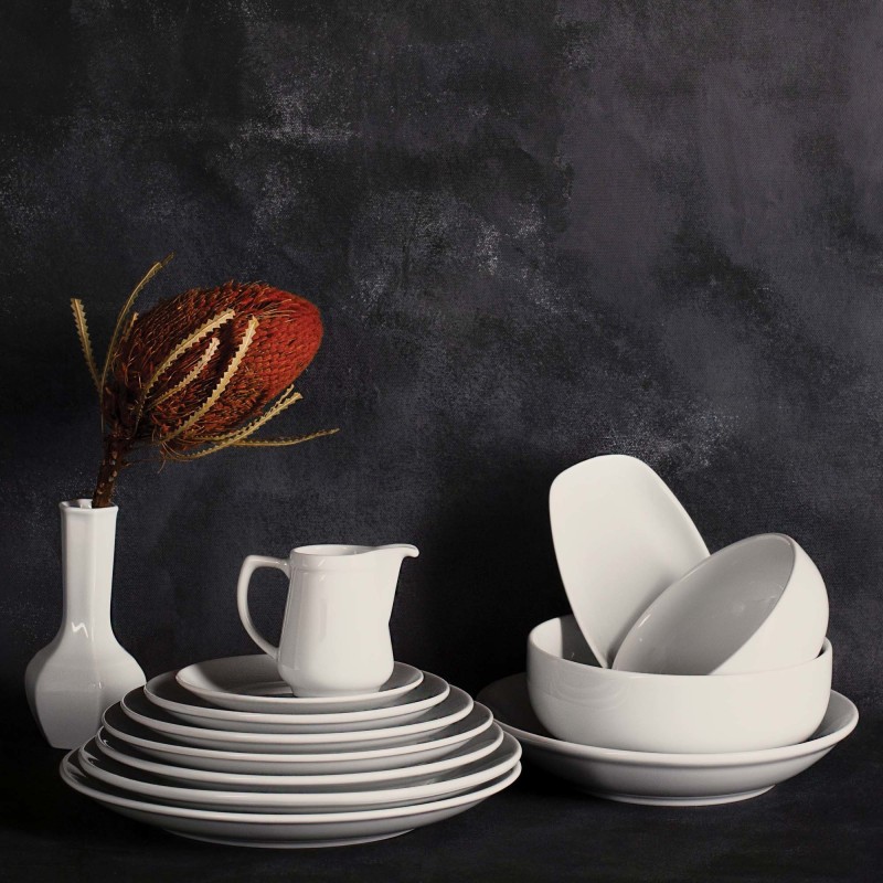 Assiette Dove, 270 mm, Lot de 6 - Finedine
