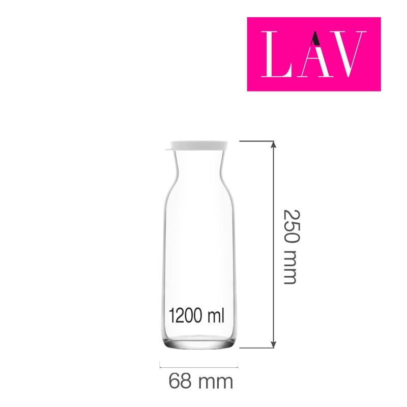 Carafe en fonte 1,2 l, Lot de 6 - Finedine