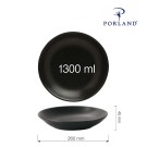 Coupe-plateau en charbon, 260mm - Finedine