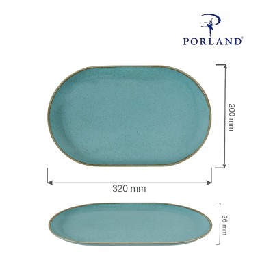 Plateau ovale Laguna, 320x200mm - Finedine