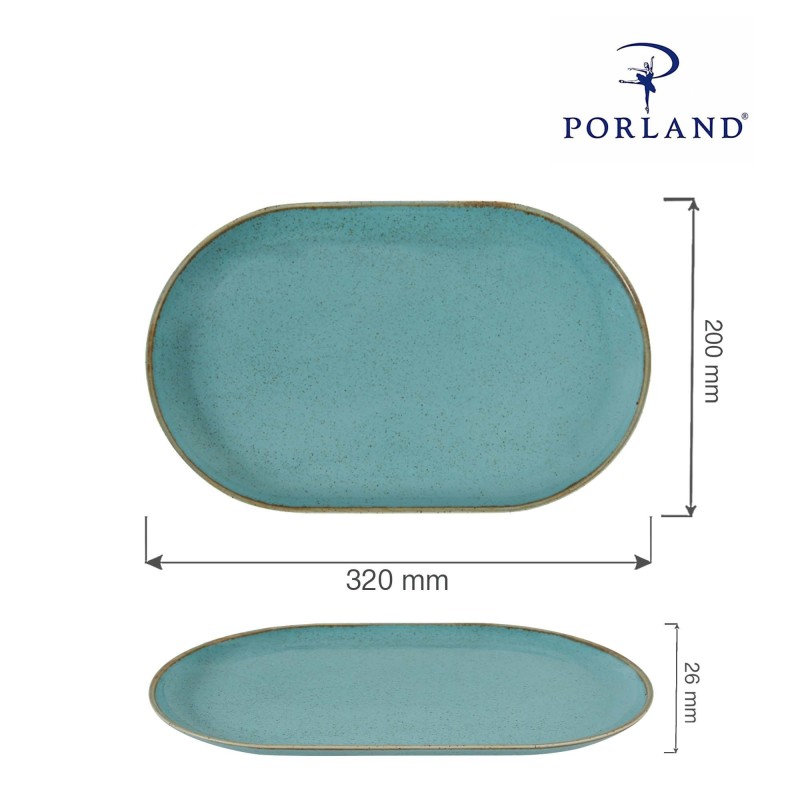Plateau ovale Laguna, 320x200mm - Finedine