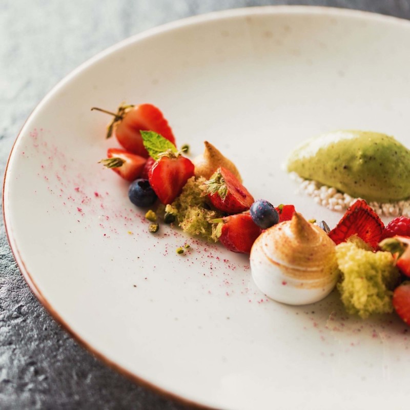Assiette plate en opale, 270 mm - Finedine