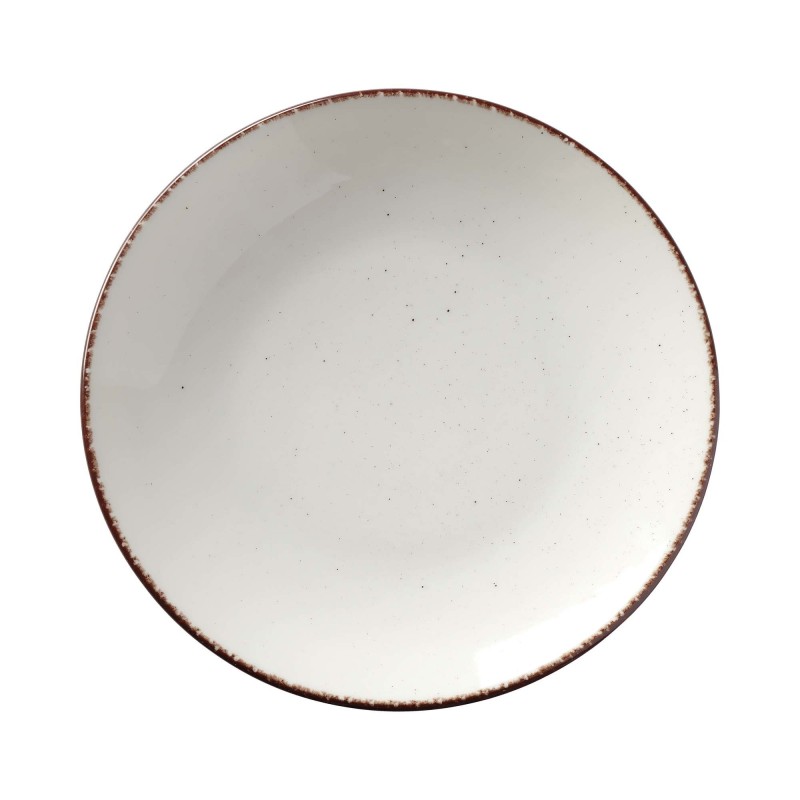 Assiette plate en opale, 300 mm - Finedine