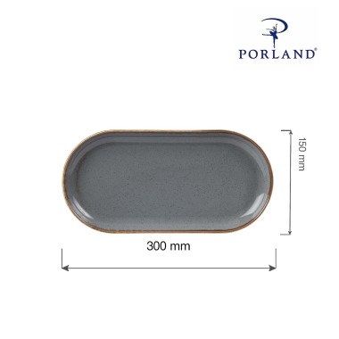 Plat ovale en pierre, 300x150mm - Finedine