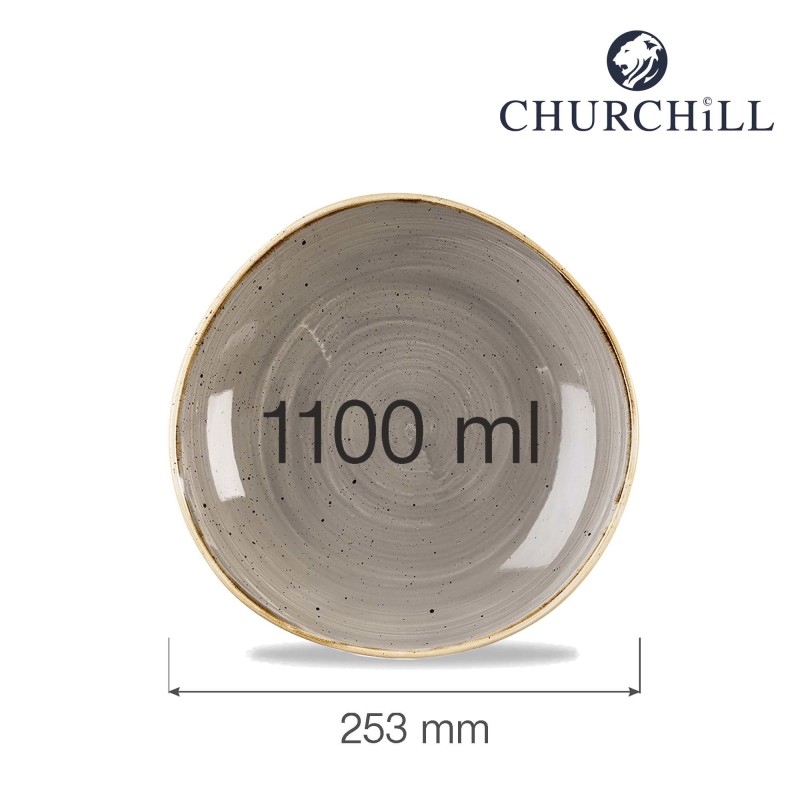 Bol rond Stonecast gris, 253 mm - Finedine