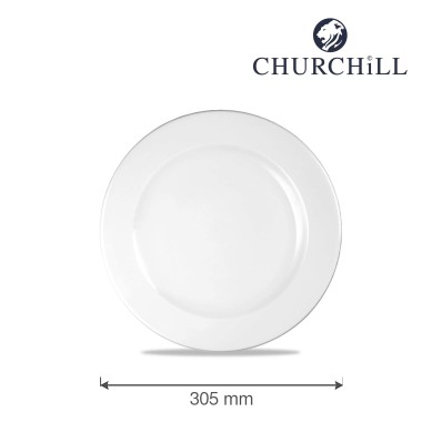 Assiette Profile blanche, 305mm - Finedine