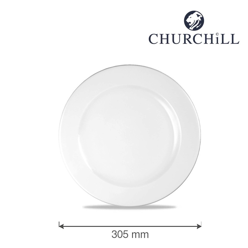 Assiette Profile blanche, 305mm - Finedine