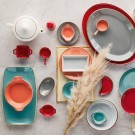 Assiette à pizza ambre, 280 mm - Finedine