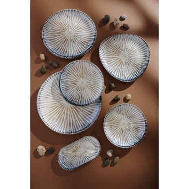 Assiette plate ammonite 270 mm - Finedine
