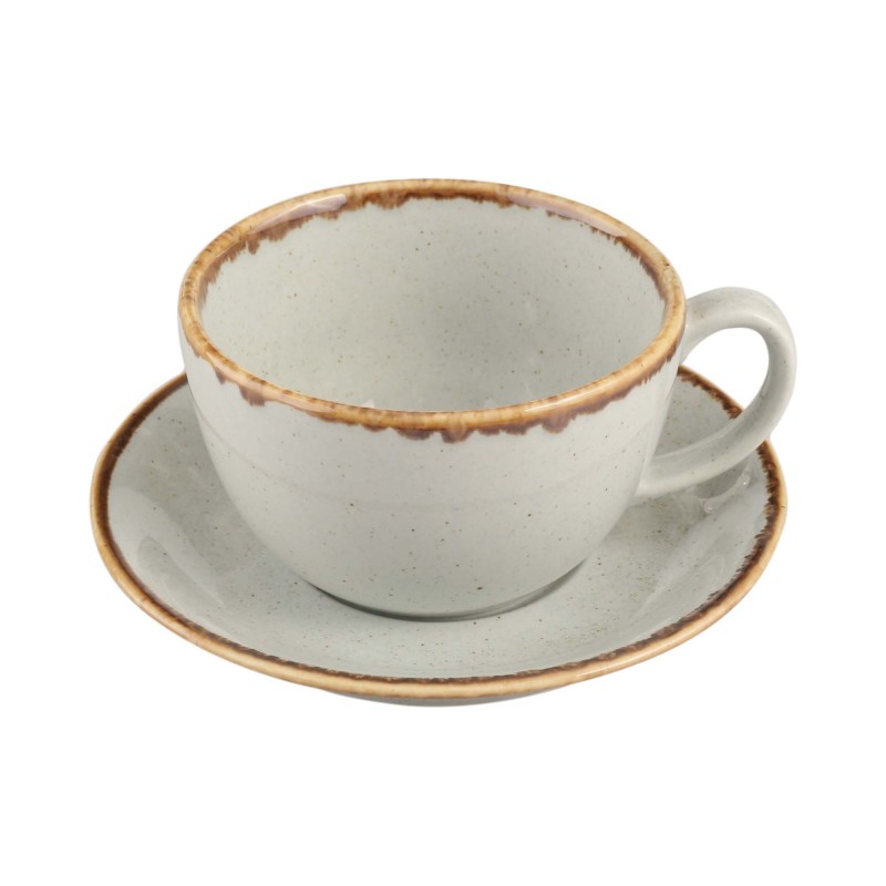 Tasse élégante cendrée, 250 ml - Finedine