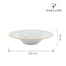 Assiette à pâtes grise, 300 mm - Finedine