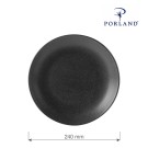 Plaque plate à charbon, 240 mm - Finedine