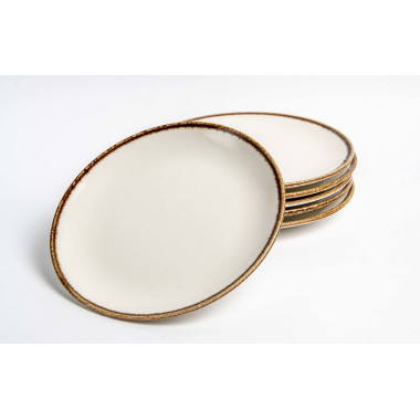 Assiette plate vanille, 240 mm - Finedine