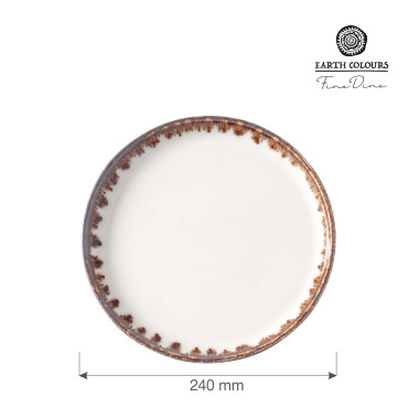 Assiette plate vanille, 240 mm - Finedine