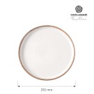 Assiette haute vanille, 210 mm - Finedine