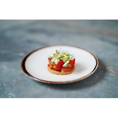 Assiette haute vanille, 270 mm - Finedine