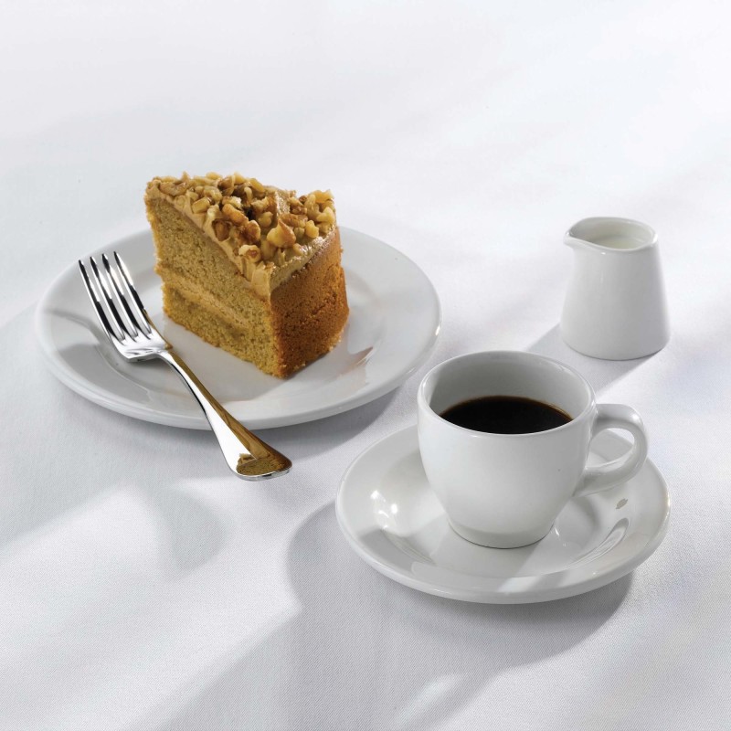 Tasse empilable blanche, 90 ml - Finedine