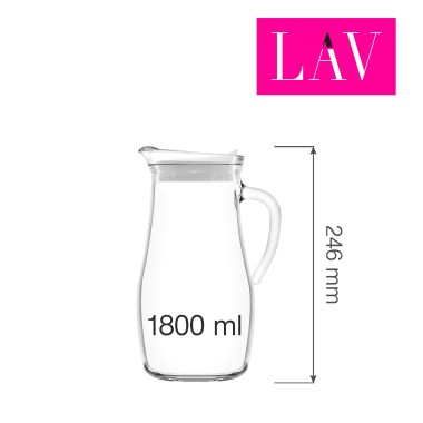 Carafe Misket 1,8 l, Lot de 6 - Finedine