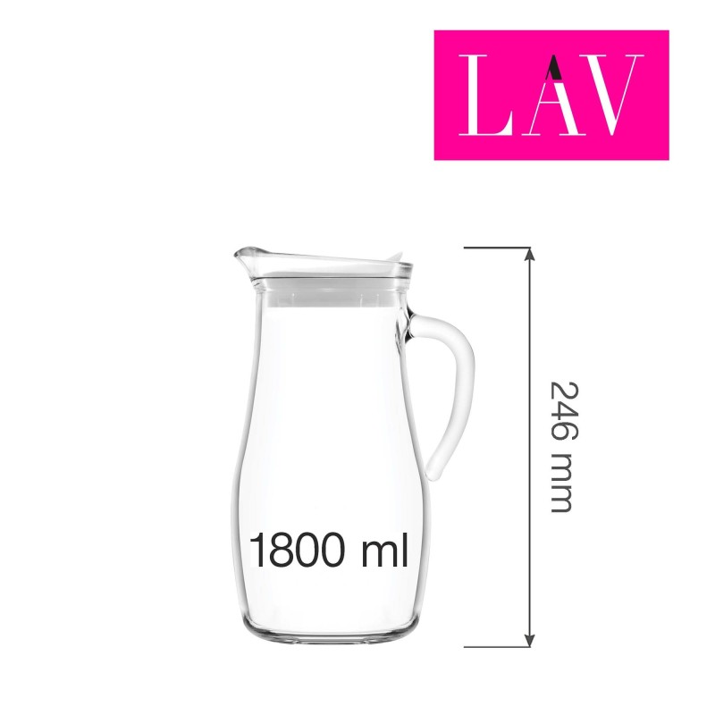 Carafe Misket 1,8 l, Lot de 6 - Finedine