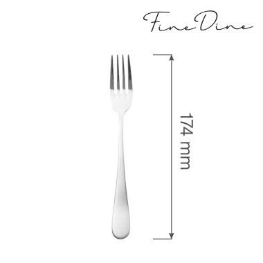 Fourchette à dessert élégante - Finedine