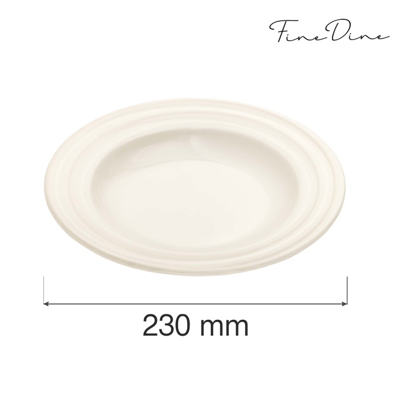 Assiette creuse Perla, 230 mm - Finedine