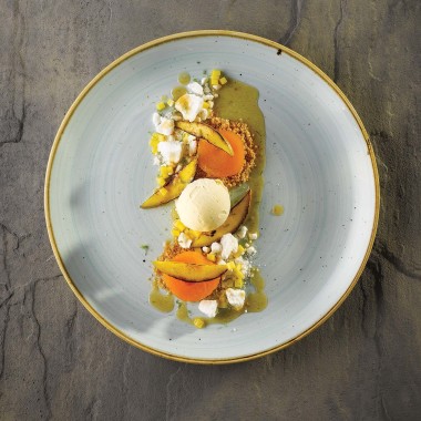 Bol Stonecast Duck Egg, 248mm - Finedine