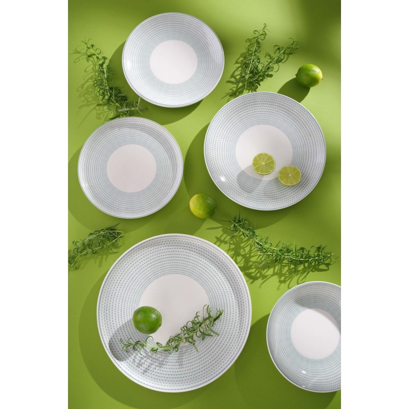 Assiette à pâtes verte 260 mm - Finedine