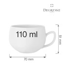Tasse à café 11 cl, Lot de 6 - Finedine