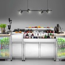 Station de bar courte Oxygen - Finedine