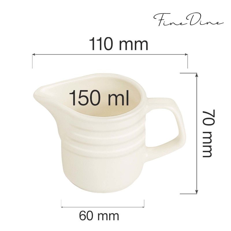 Cruchon à lait Perla, 150 ml - Finedine