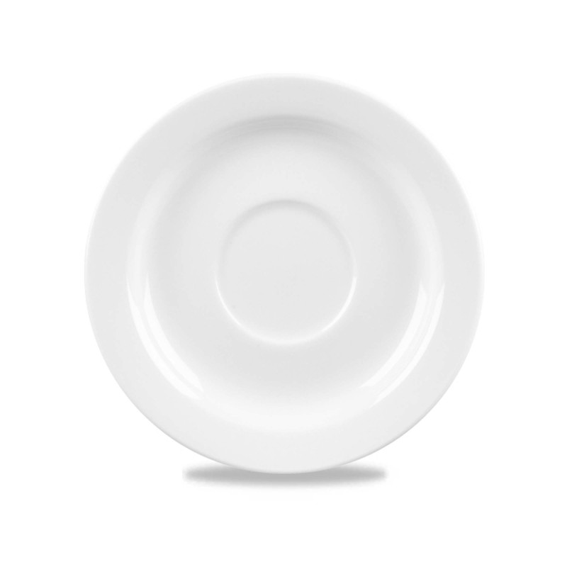 Soucoupe Profil Blanc, 128mm - Finedine