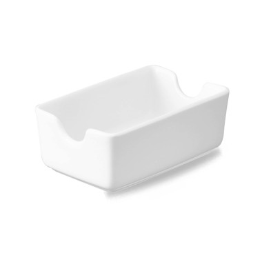 Porte-sachet blanc, 117x73mm - Finedine