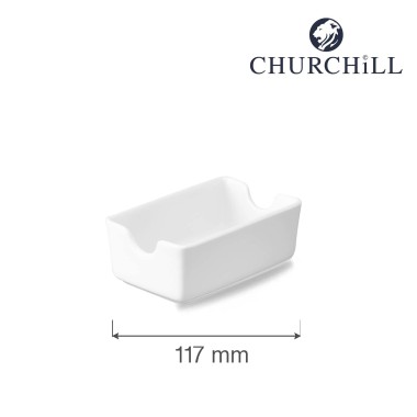 Porte-sachet blanc, 117x73mm - Finedine