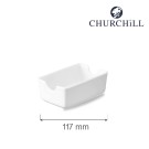 Porte-sachet blanc, 117x73mm - Finedine