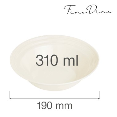 Bol Crema, 140 mm, Lot de 6 - Finedine