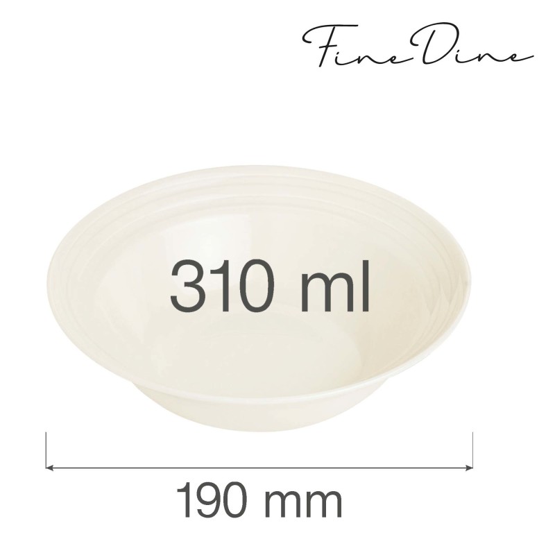 Bol Crema, 140 mm, Lot de 6 - Finedine