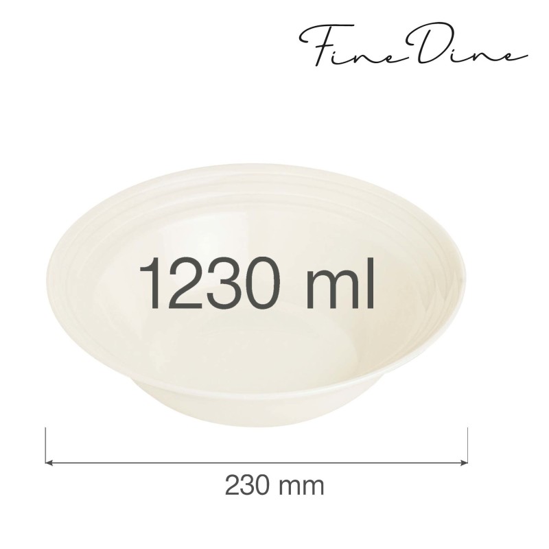 Bol Crema, 230 mm, Lot de 6 - Finedine
