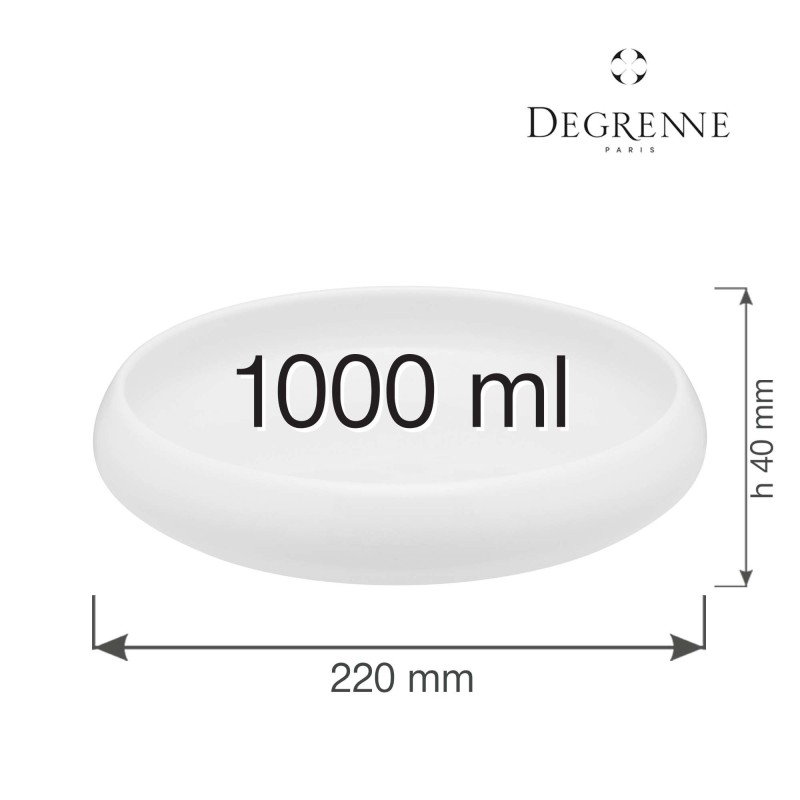 White Casserole Dish 220 mm - Finedine