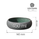 Bol Goro Brown Green 140 mm - Finedine