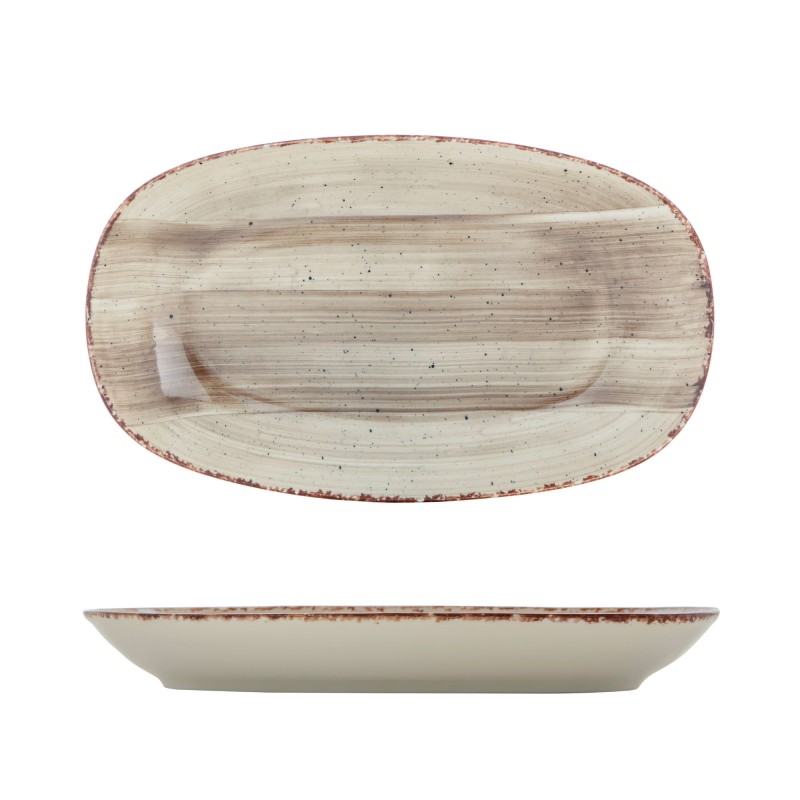 Plat ovale Agat, 260x150mm - Finedine