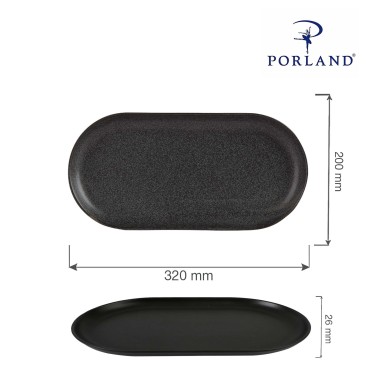 Plat en charbon, 320x200mm - Finedine