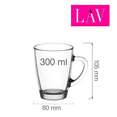 Mug Vega 300 ml, Lot de 6 - Finedine