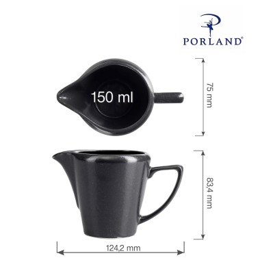 Crémier à charbon, 150 ml - Finedine