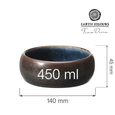 Bol Goro Brown Blue 140mm - Finedine
